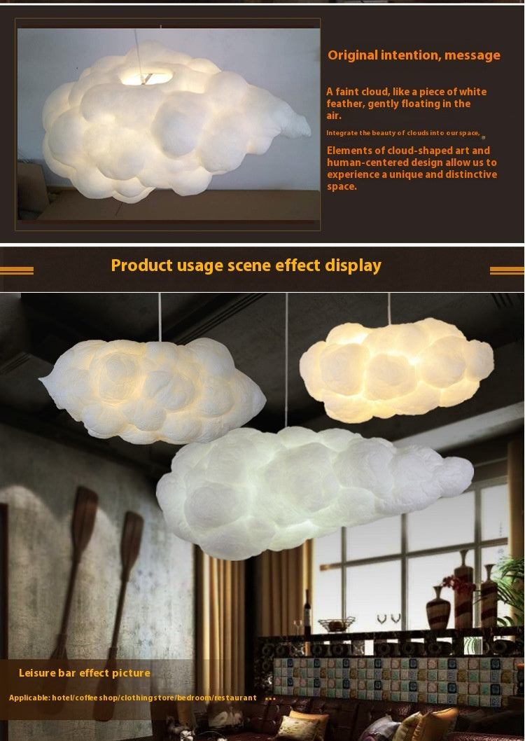 Ceiling Silk Cloud Lamp