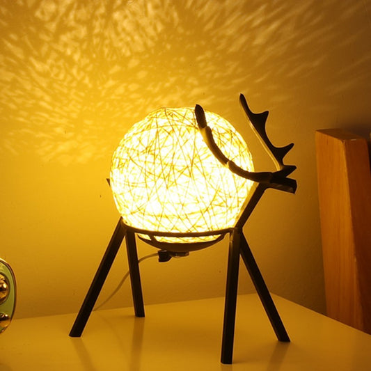 Cute Deer Bedside Lamp