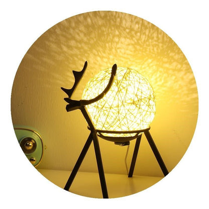 Cute Deer Bedside Lamp