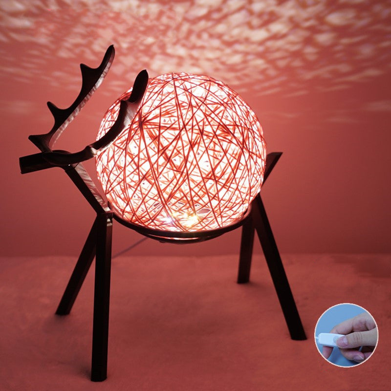 Cute Deer Bedside Lamp