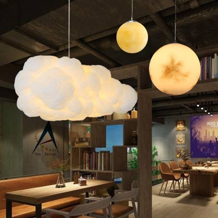Ceiling Silk Cloud Lamp