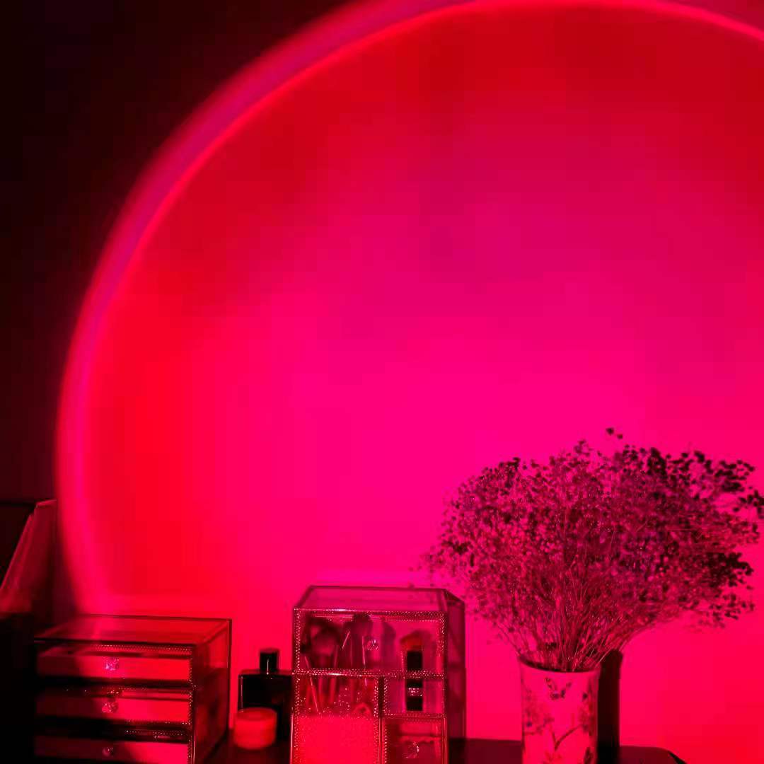 Rechargeable Rainbow Sunset Projection Lamp