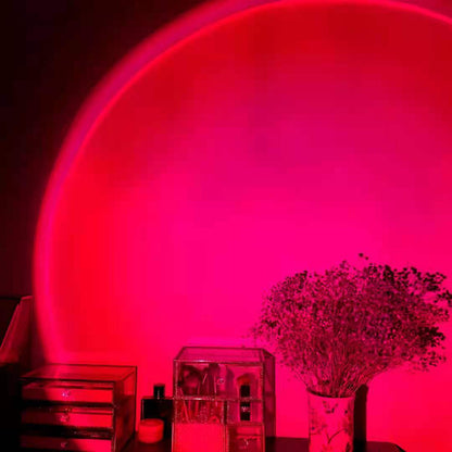 Rechargeable Rainbow Sunset Projection Lamp