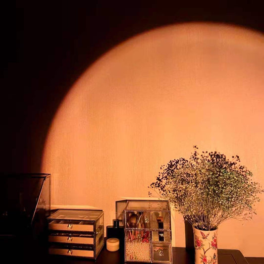 Rechargeable Rainbow Sunset Projection Lamp